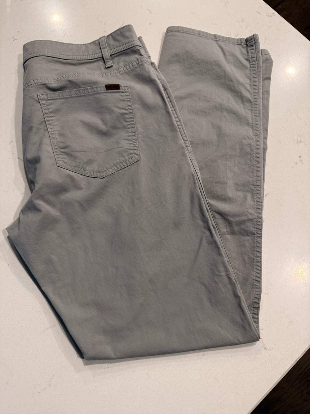 Duck Head Straight-Leg pants in Light Gray